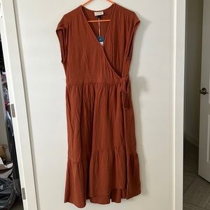 NWT universal thread rust dress L